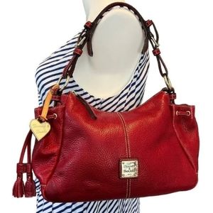 Dooney & Bourke red hobo